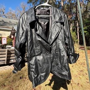 Vintage Avanti Black Leather Jacket